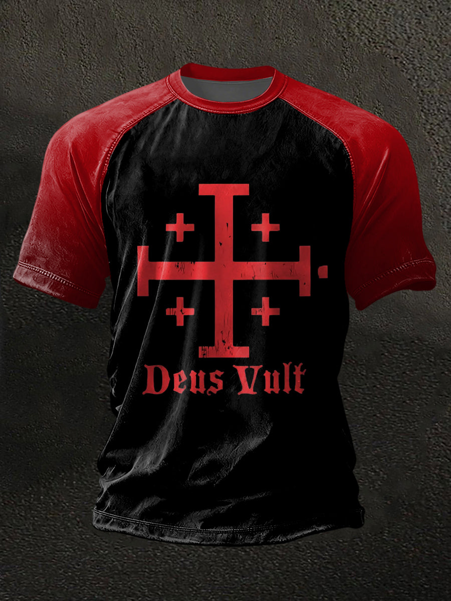 Men's Faith Print Short Sleeves T-shirt