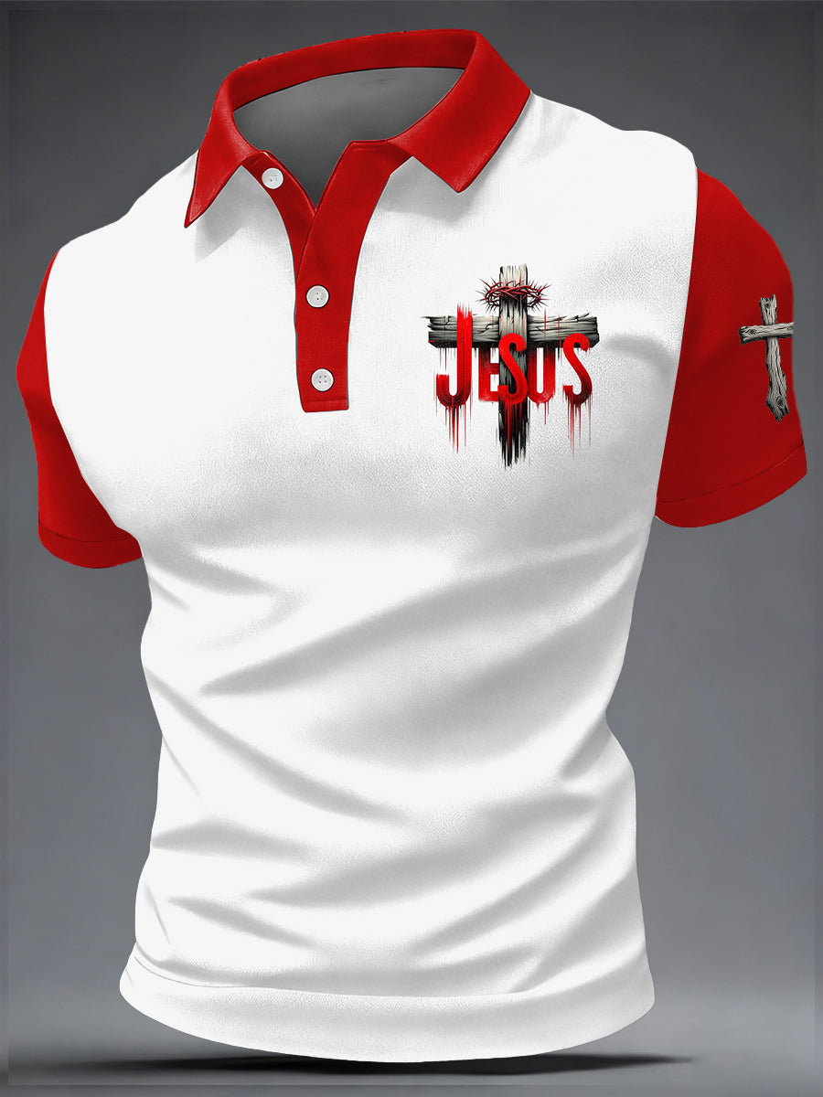 Men's Faith Print Casual Top