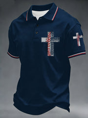 Men's I can do all things through him who gives me strength polo shirt