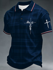 Men's He is risen polo shirt