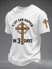 Men's A Lot Can Happen In 3 Days Short-sleeved T-shirt