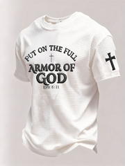 Men's Put On The Full Armor Of God Waffle Short Sleeve
