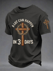 Men's A Lot Can Happen In 3 Days Short-sleeved T-shirt