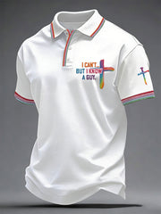 Men's 'I Can’t But I Know A Guy' Printed Casual Top