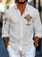 Men's He is Risen MATTHEW 28:6 Waffle Shirt