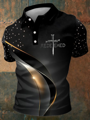 Men's faith Printed polo shirt