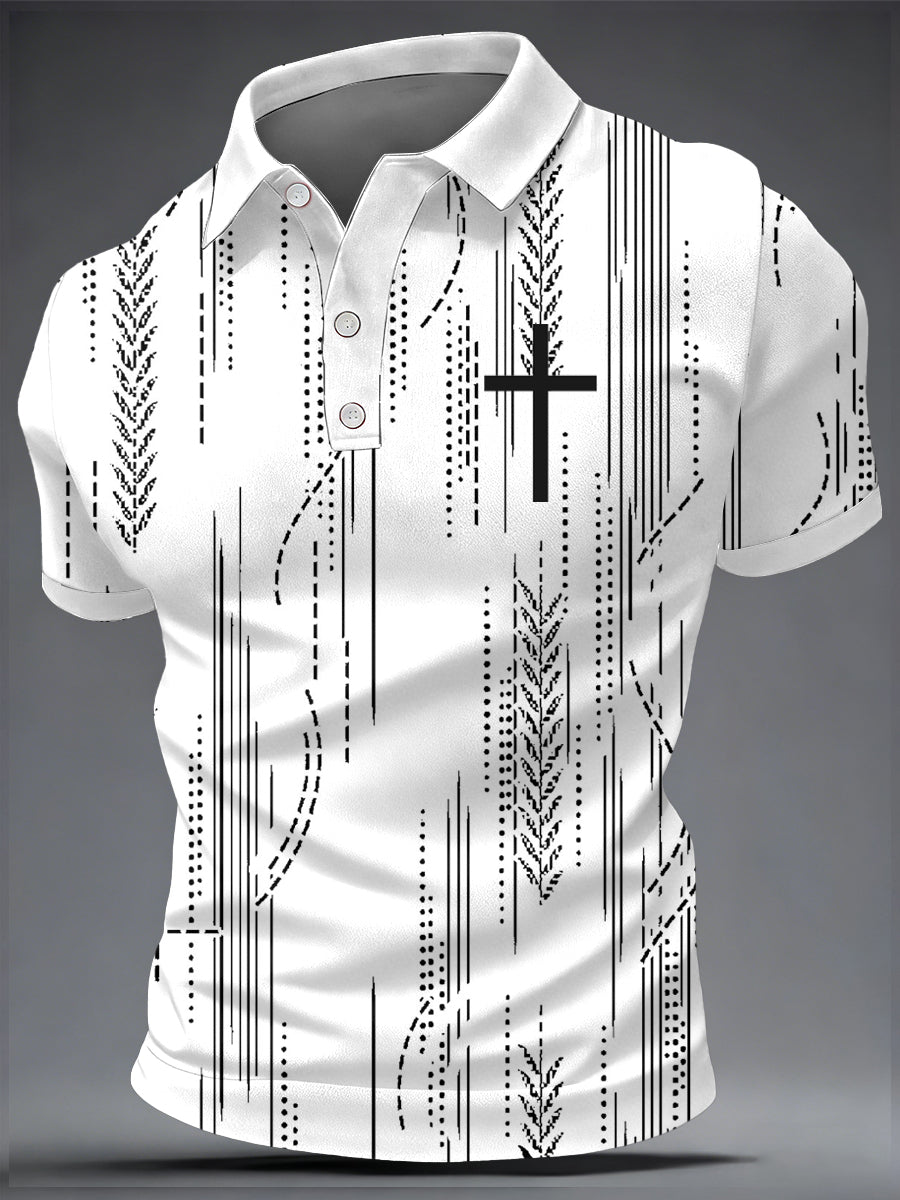 Men's Faith Print Casual Top