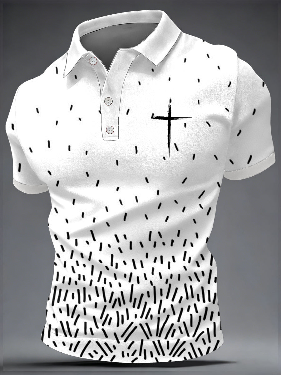 Men's Faith Print Casual Top