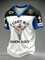 Men's I Can't But I Know A Guy V-neck T-shirt