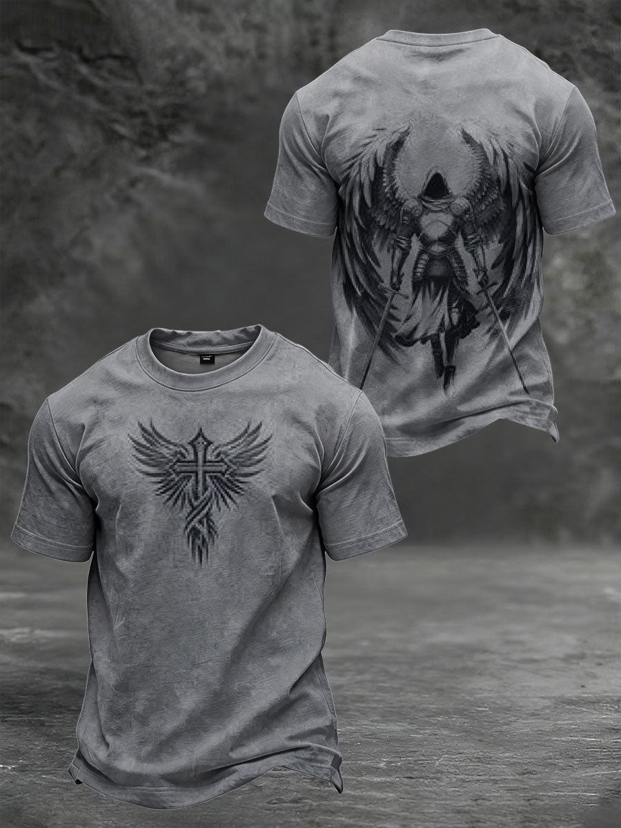Men's Faith Print Casual T-shirt