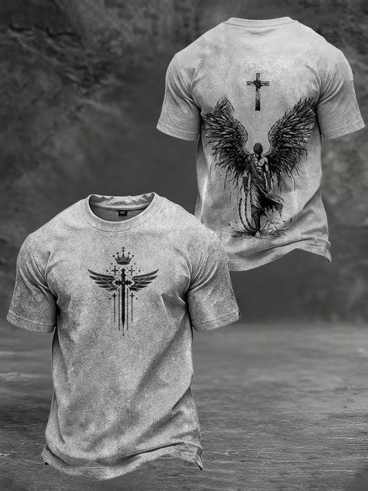 Men's Faith Print Casual T-shirt
