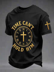 Men's Time Can't Hold Him Print Tee