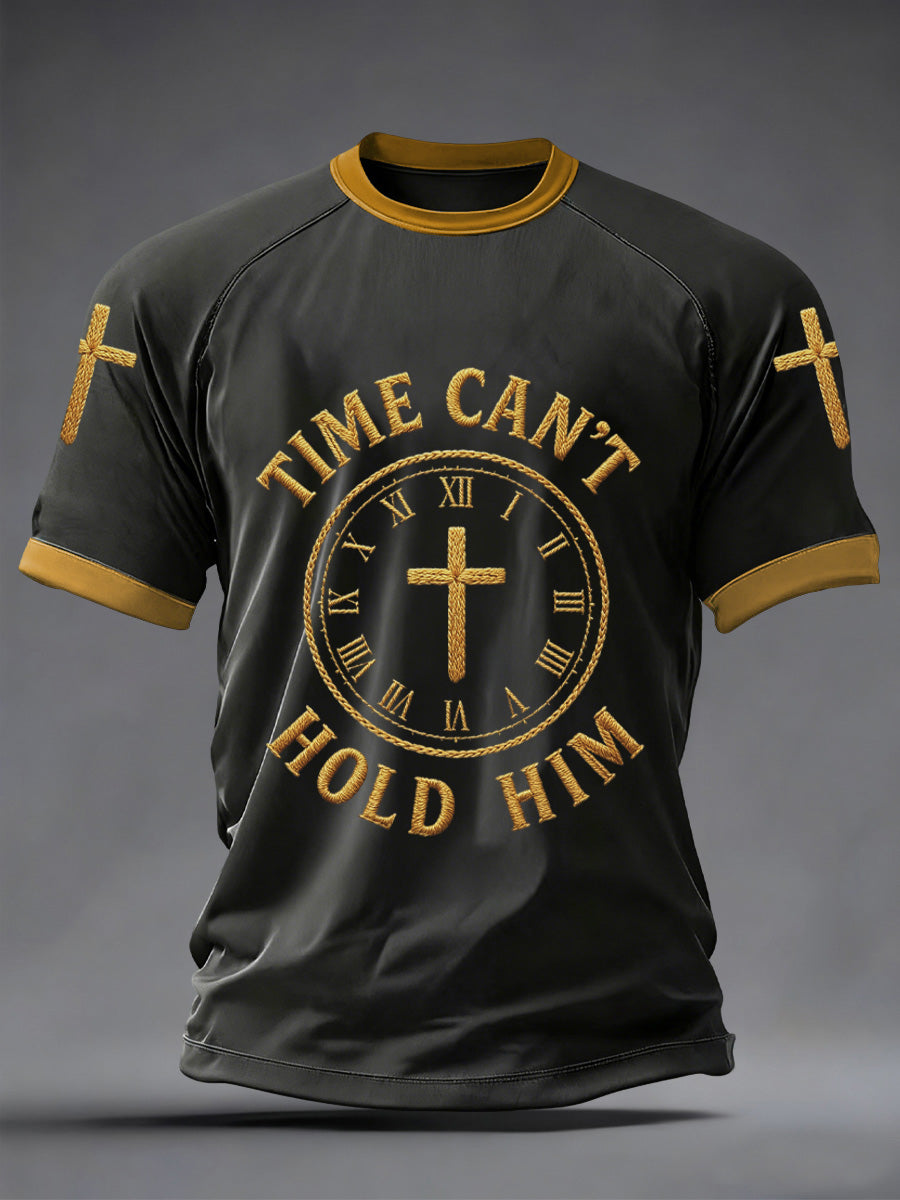 Men's Time Can't Hold Him Print Tee