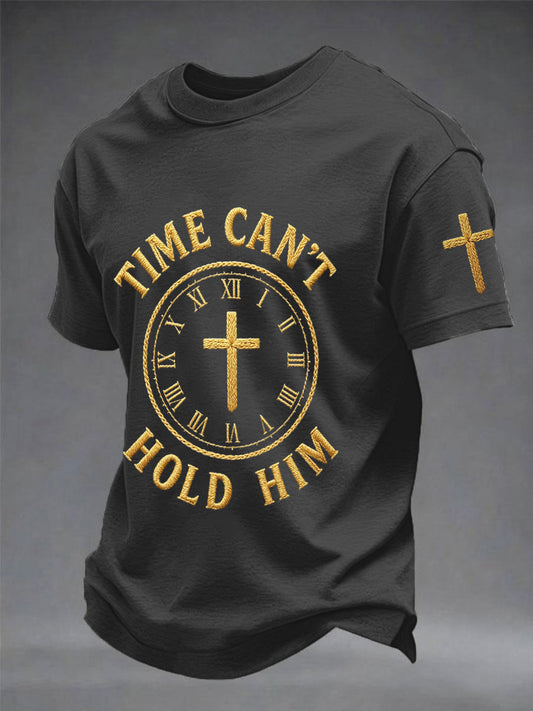Men's Time Can't Hold Him Print Tee