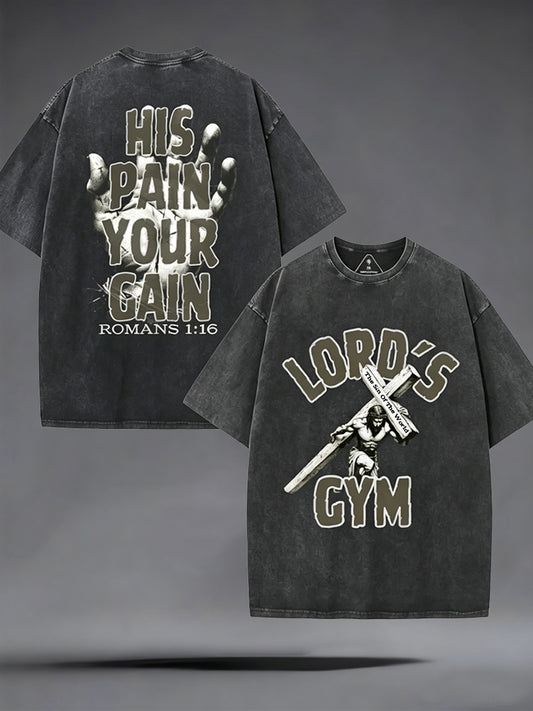 Men's Lord's Gym Christian Washed Tee