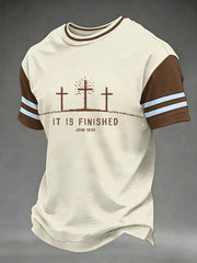 Men's Jesus Print Casual Tee