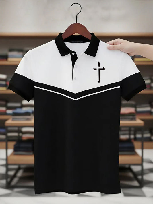 Men's Faith Print Casual Top