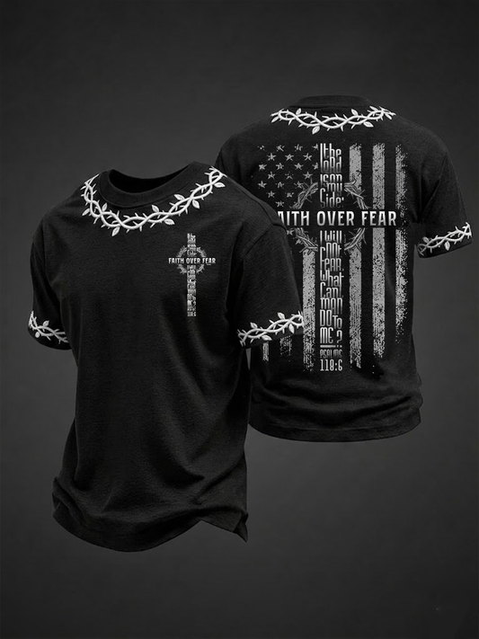 Men's Faith Over Fear Short Sleeves T-shirt