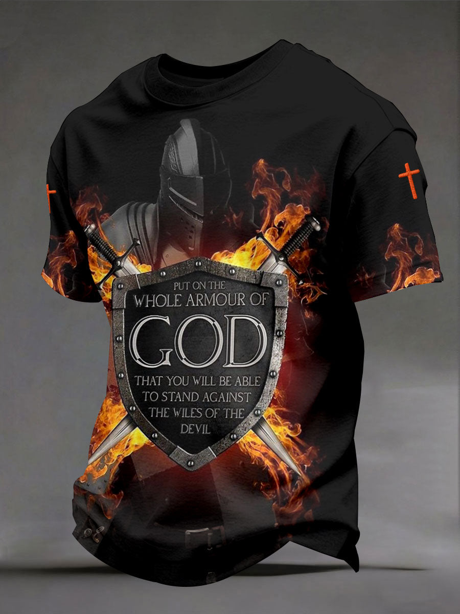 Men's Warrior of Christ Armor of God T-shirts