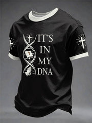Men's "IT'S IN MY DNA" Printed T-shirt