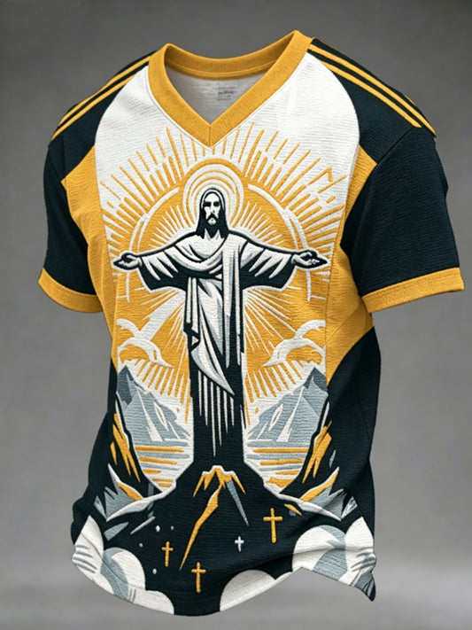 Men's V-neck T-shirt