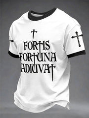 Men's “Fortis Fortuna Adiuvat”short sleeves t-shirt