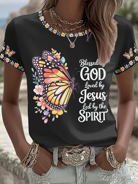 Women's Christian Print Tee