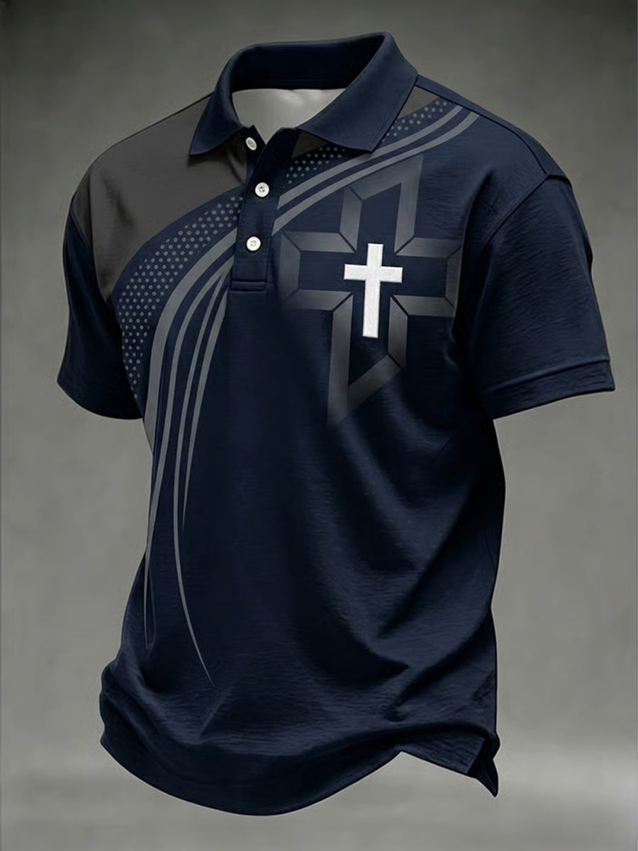 Men's Faith Print Casual Top