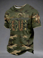 Men's Jesus Unisex Casual Short-Sleeve T-Shirt