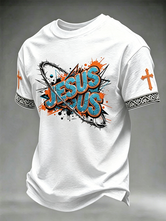 Men's Jesus Short Sleeves T-shirt