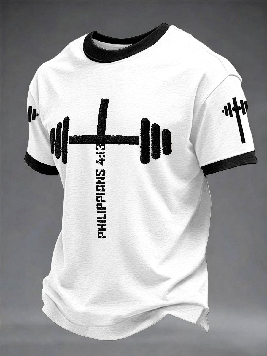 Christian Fitness Corinthians 6:19 Bible Verse Casual Printed T-shirt