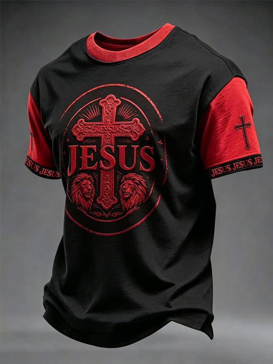 Men's JESUS Printed T-shirt