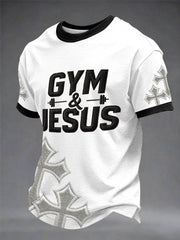 “Gym Jesus” Christian Fitness Casual unisex T-shirt