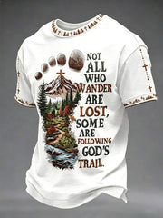 Men's Christian Cross Print Tee