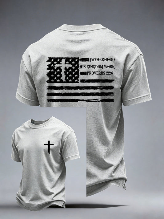 Men's Fatherhood Is Kingdom Work T-Shirt