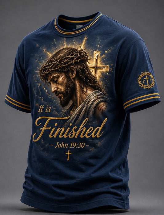Men's Christian Jesus The Way The Truth The Life Print Casual Tee