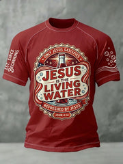 Men's Faith Printed Casual short sleeves t-shirt