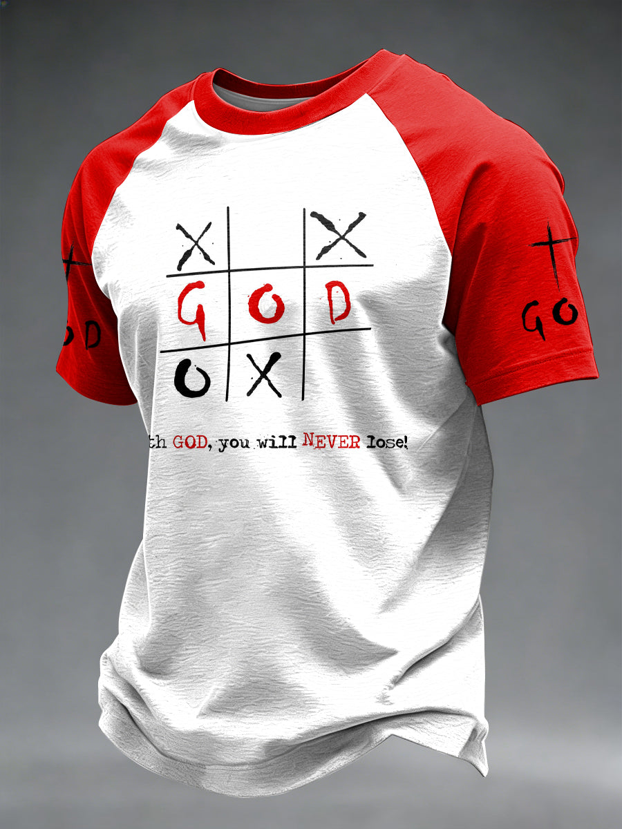 Men's Faith Printed Casual short sleeves t-shirt