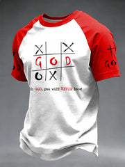 Men's Faith Printed Casual short sleeves t-shirt