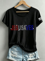 Women's 'Jesus Saves USA' T-Shirts