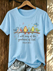 Women's I Will Sing Of The Goodness Of God Short-sleeved T-shirt