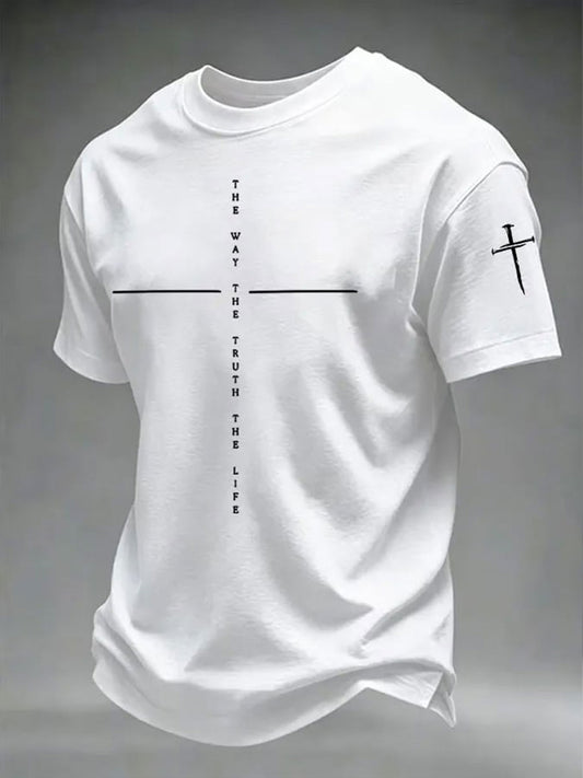 Men's The Way The Truth The Life Short-sleeved T-shirt