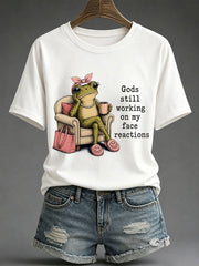 Women’s Funny Christian Print Casual T-Shirt