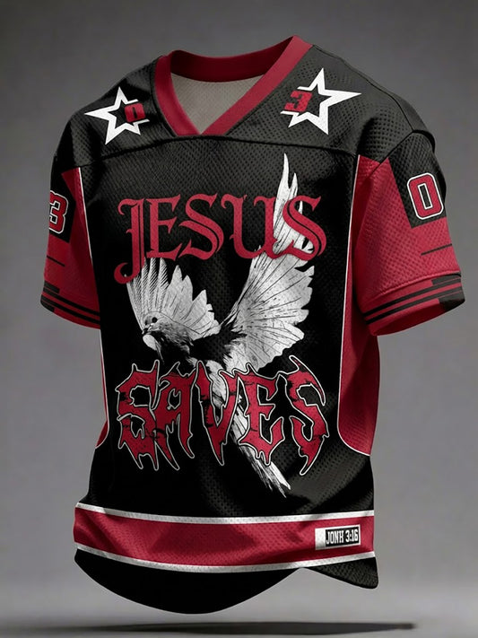 Men's USA Faith Print Jersey