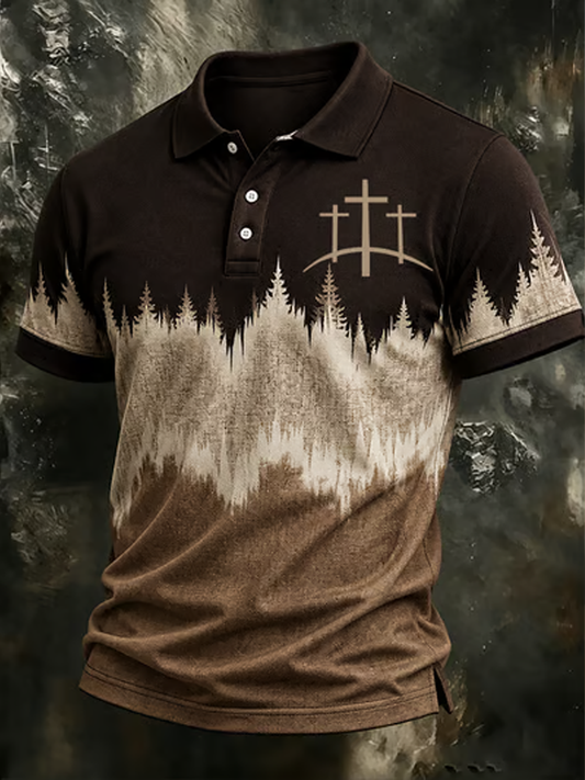 Men's faith polo shirt