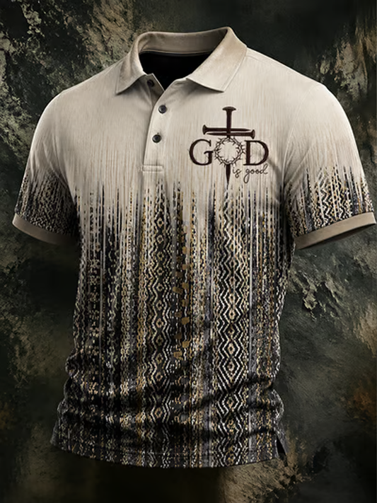 Men's faith polo shirt
