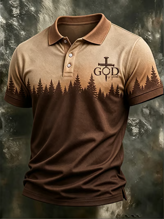 Men's faith polo shirt