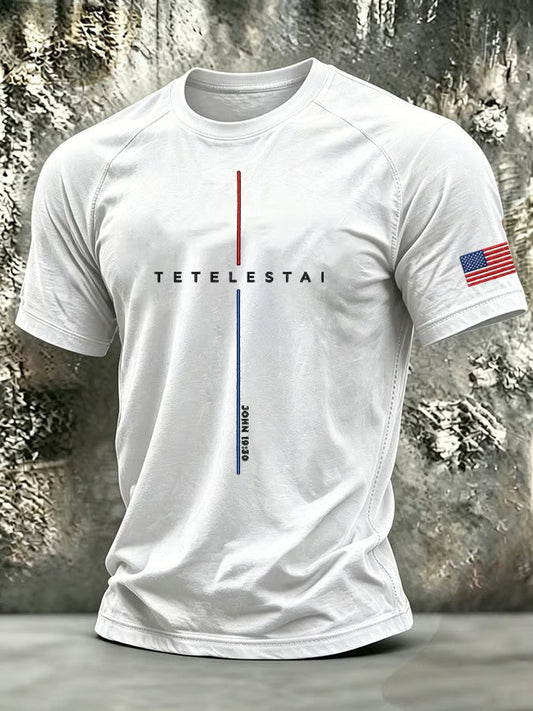 Men's Tetelestai John 19:30 Printed T-shirt