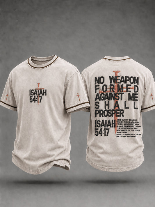 Men's No Weapon Christian Short Sleeve T-shirt
