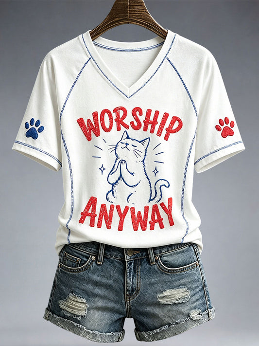 Women's Worship Anyway T-shirt